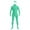 A-Green62, variant on Adults Solid Full Body Suit Open Face Form Fitting Bodysuit Stretchy Performance Suits