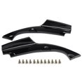 thumbnail image 1 of 2PCs Light Black Scratch Car Rear Bumper Lip Diffuser Splitter for Honda Civic 2016 to 2018, 1 of 7