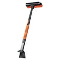 thumbnail image 1 of Snow Shovel For Car Route - 2 In 1 And 5 In 1 Aluminum Alloy Telescopic Snow Removal Shovel Lightweight Multipurpose Removable Shovel For Car Body Snow Shovel, 1 of 1