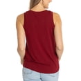thumbnail image 2 of Women's  Garnet South Carolina Gamecocks Hannah High Neck Tank Top, 2 of 2