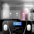 thumbnail image 2 of Body Fat Scale for Effective Weight Management Ultra-Precise Home Weighing Scale Black, 2 of 8