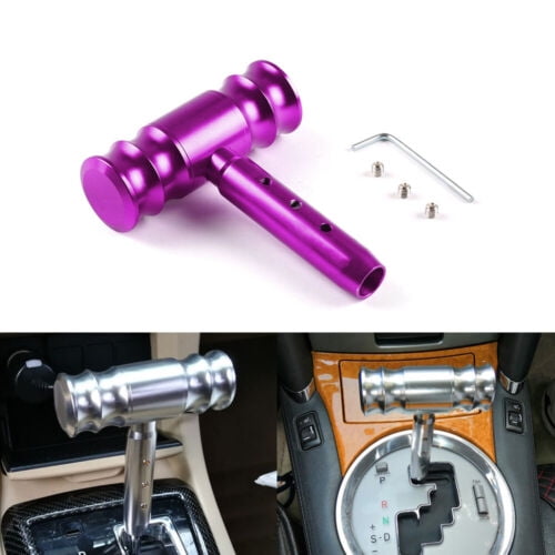 Aluminum Shift Knob Aircraft Joystick T-Handle Hammer Style Car Gear Stick Knob