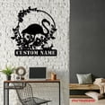 thumbnail image 4 of Craftnamesign Custom Flower Flamingo Metal Wall Art LED Light, Custom Floral Flamingo Name Sign, 4 of 5