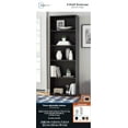 Mainstays 5Shelf Bookcase with Adjustable Shelves, True Black Oak