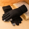 thumbnail image 4 of Sentmoon Running Gloves Women Warming Gloves Women Layer Snowflake Plus Thick Warm Gloves Knitting Wrist Gloves Mittens for Cold Weather and Insulation, 4 of 4