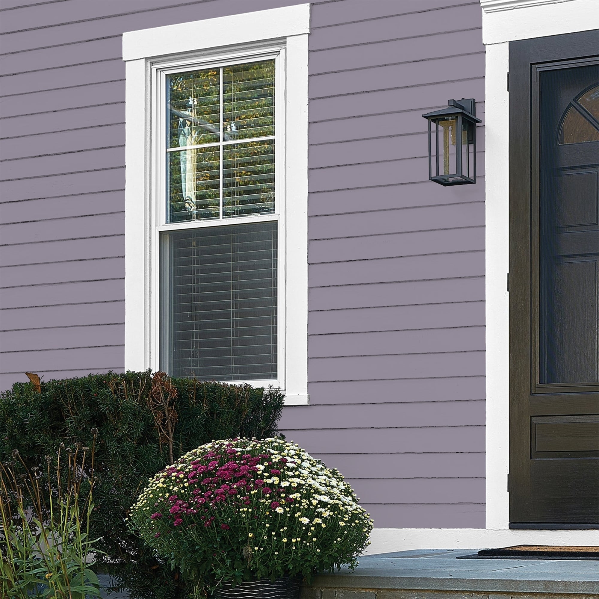 Glidden Fundamentals Tin Lizzie / Purple, Flat Exterior Paint, 1 Gallon