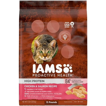 PROACTIVE HEALTH High Protein Dry Cat Kibble, Chicken & Salmon