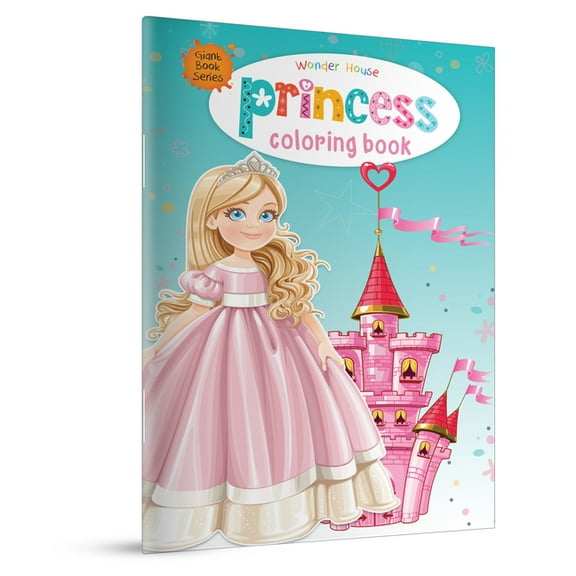 Giant Book Princess Colouring Book: Jumbo Sized Colouring Books, (Paperback)