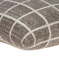 thumbnail image 3 of Parkland Collection PILB11065P Stuart Tan&44; Housse de Coussin de Transition Carrée Marron & Bleu avec Insert en Poly - 20 x 20 x 7 Po., 3 of 5