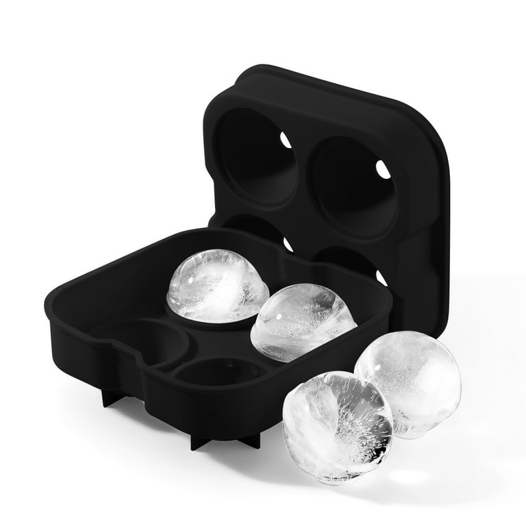 Frozen Whiskey Ball Ice Cube Ice Mold Box Round Ball Storage - Temu