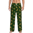 thumbnail image 2 of Goofa Hohey Bee Printed Soft Pajama Pants for Men, Wide Leg Comfy Casual Lounge Yoga Pants-X-Large, 2 of 9
