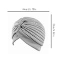 thumbnail image 2 of Unisex Slouchy Beanie Hat, Soft Lightweight Knit Skull Cap for Men and Women, Breathable Cotton Sleep Turban Cap Blue, 2 of 2