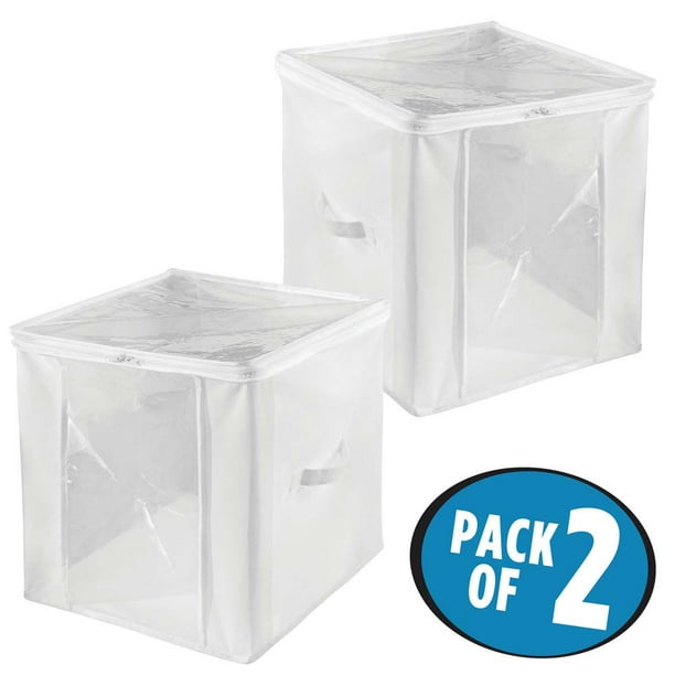 Interdesign 06270 Storage Zipper Cube (Set Of 2)