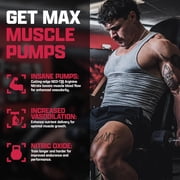 Nutrex Research NIOX Nitric Oxide Booster Pump Supplement Pre Workout with Arginine Nitrate Astragin for Blood Flow Circulation and Muscle Recovery