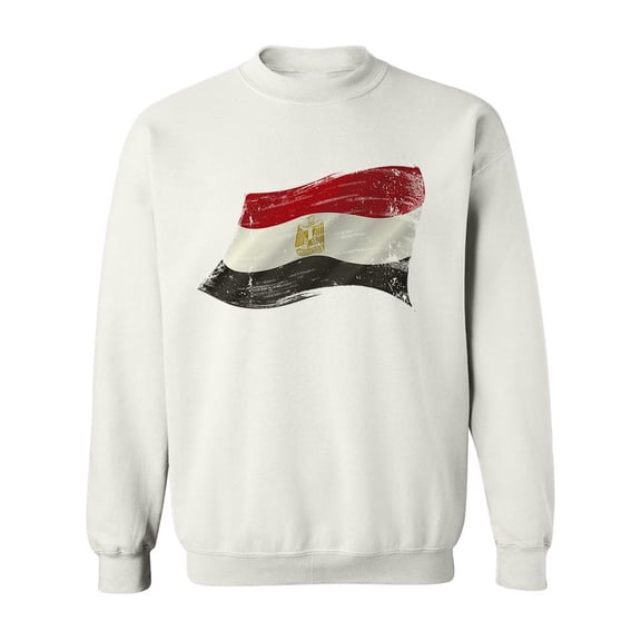 Waving Flag Of Egypt Sweatshirt Men -Image by Shutterstock, Male Small