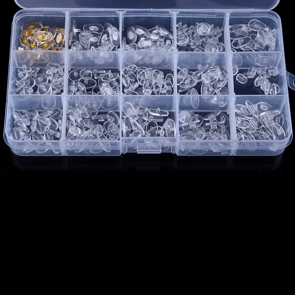 300 Almohadillas Adhesivas de Silicona para la Nariz, Kit de Herramientas de reparación para Gafas, Accesorios Suaves, Almohadillas adhesivas de Silicona para la Nariz, 300