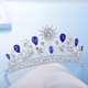 thumbnail image 5 of Tiara de diamantes de imitación para ocasiones especiales, coronas de novia vintage, coronas de quinceañera, 5 of 5