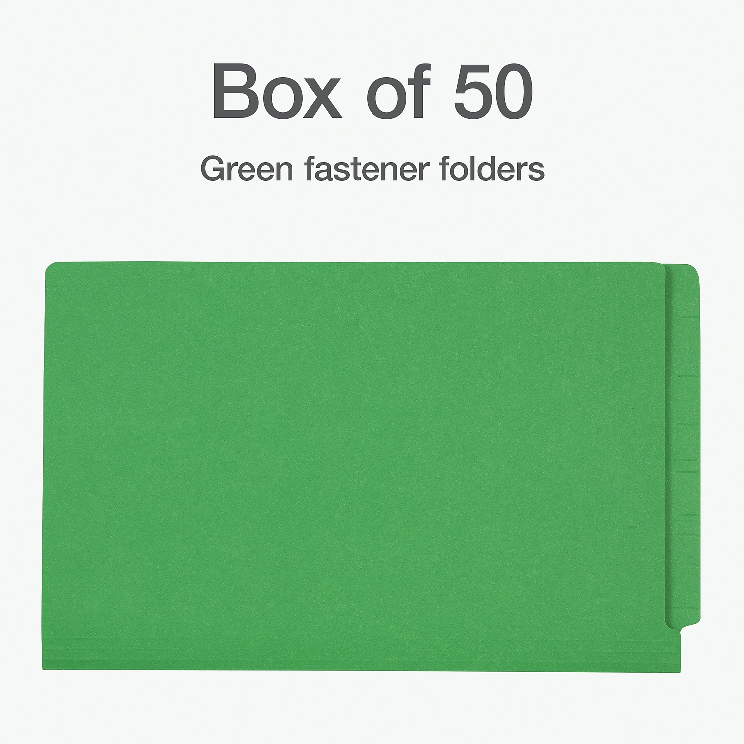 Pendaflex Fastener Folders End Tab File Folder Straight Cut Legal Size Paper Stock Green