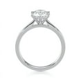 thumbnail image 2 of Eterna Jewel 14K White Gold Plated Engagement Ring - 0.83 Ct Round Brilliant Cut Lab-Created Diamond Solitaire Ring - Women's Wedding Ring - Prong Setting Engagement Jewelry for Her, 2 of 3