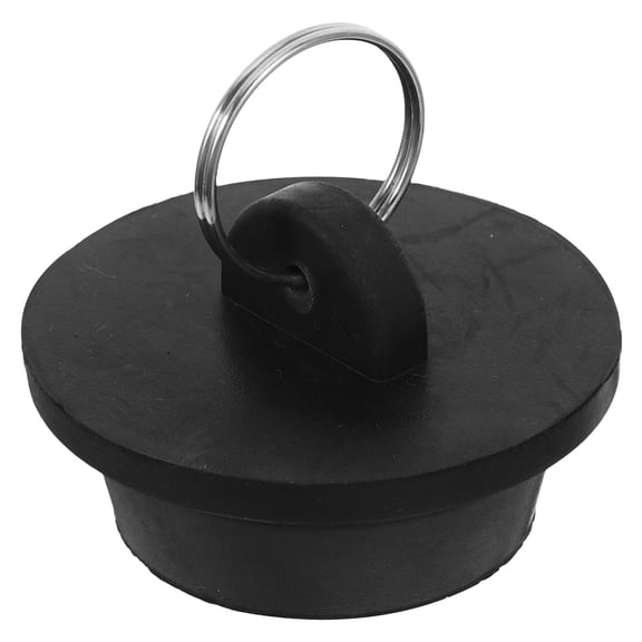 IFANLANDOR Black Rubber Bathtub , and Versatile Drain Plug for Bathroom Sinks and Tubs