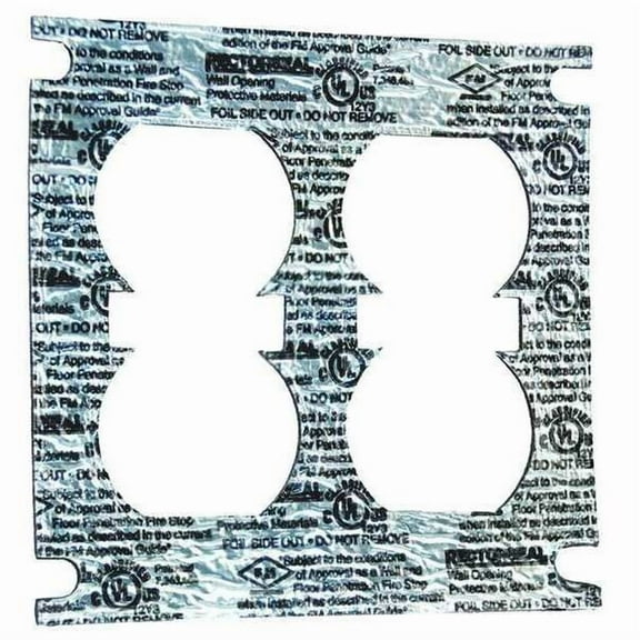 Metacaulk Double Fire Barrier Gasket,4" L 66270