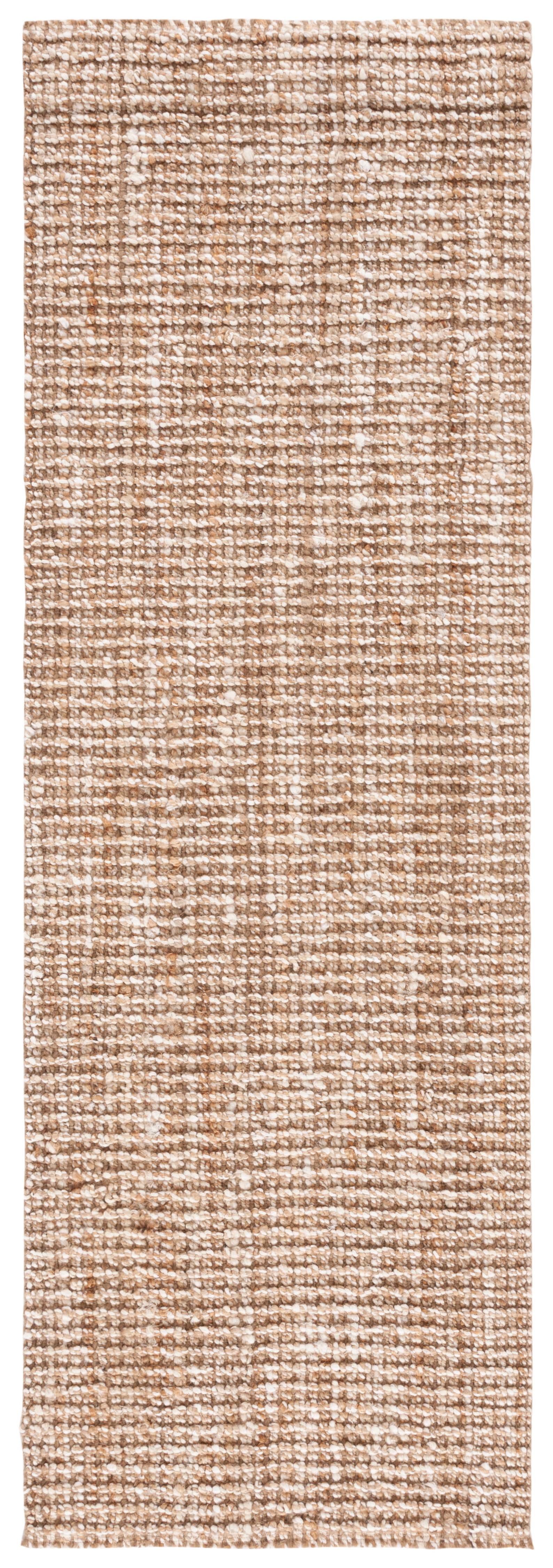 Safavieh Natural Fiber Levi Solid Runner Rug, Natural/Ivory, 2'6" x 22'