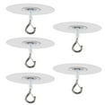 thumbnail image 1 of No Hole Adhesive Ceiling Hooks For Hanging Light Plants PVC Adhesive Eye Hooks, 1 of 7