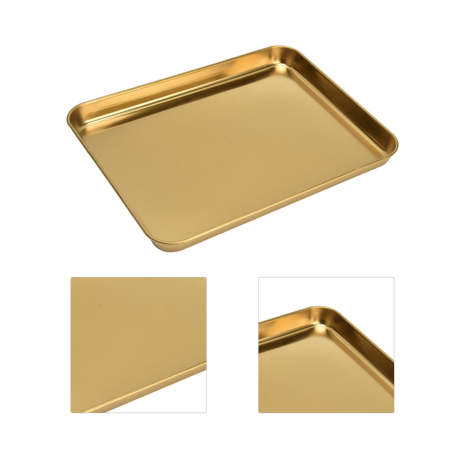 Fashionable Nonstick Tray, Mirror Finish Stainless Steel Baking Sheets For Hotel Canteens Restaurants Home (12.2x9.44in)