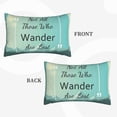 thumbnail image 4 of Bixox Not All Those Who Wander Are Lost1 Printed Pillow Protector,Super Soft Ideal for Home,Guests,Rentals - 14"x20", 4 of 8