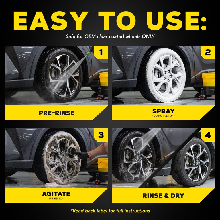 Meguiar's Hot Rims Foaming Wheel & Tire Cleaner, 20 oz photo 6