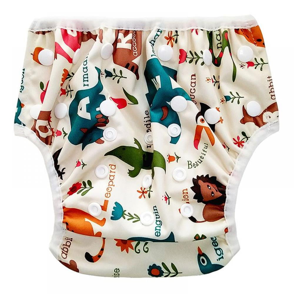 Baby Swim Diapers 03 Years Old, Adjustable Water Diapers Waterproof