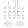 thumbnail image 1 of For Tomato 10pcs Plant Roller Hook Flower Vine Rope Crop Trellis Kit Tomato Roller Hook Kit, 1 of 5