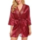 thumbnail image 3 of Sexy camisón mujeres niñas encaje albornoz camisón ropa de dormir vestido, rojo, s Scienceny AP001162-06B, 3 of 5