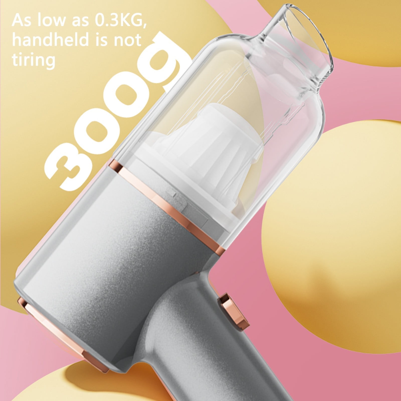Handheld Car Vacuum Cleaner, Powerful Suction Mini Vacuum, Portable Wireless Car Cleaner, Multi-Purpose Wet And Dry Vacuum, High Suction Motor, Easy To Clean Corners And Crevices