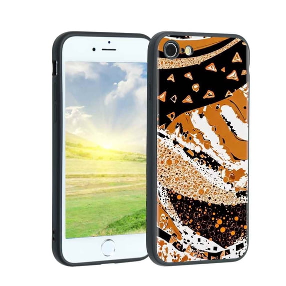 Compatible with iPhone SE 2022 Phone Case, Abstraction-4 Case Men Women, Flexible Silicone Shockproof Case for iPhone SE 2022