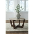 thumbnail image 2 of Signature Design by Ashley Tanidore Coffee Table with Natural Marble Top, Warm Brown, 2 of 6