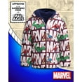 thumbnail image 2 of Marvel Boys Puffer Jacket Avengers Spider-Man Sherpa Fleece Lining Reversible Puffer Coat (2T-20), 2 of 7