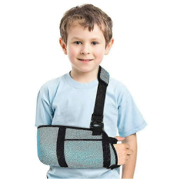 Arm Sling, Medical Child Arm Sling With Waist Strap, Padded Children Arm Support Sling Shoulder Immobilizer For Broken Elbow, Wrist, Arm, Shou