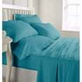 thumbnail image 5 of Johnson Home 500 Thread Count Organic Cotton Sheet Set Htr Blue (Queen), 5 of 5