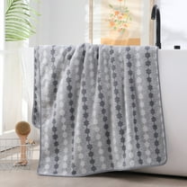 Summer Savings Clearance! Boovnll Bath Towels, 28x55" Super Soft & Highly Absorbent Quickly Dry Flannel Towels, Thicken Microfiber for Bathroom, Hotel, Pool, Gym, Spa, Beach, Towels for Bathroom
