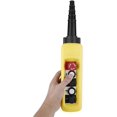 thumbnail image 2 of Lifting Pendant Controller for Hoist and Crane,Hoist Crane Push Button Switch,Hoist Crane Wireless Remote Controller Including Emergency Stop,4 Buttons, 2 of 5
