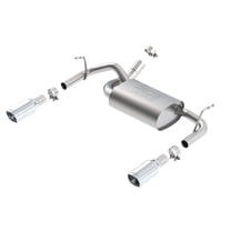 BORLA EXHAUST 11860 12-14 WRANGLER 3.6L AT/MT 4WD S SQ RL AC SR ATAK 2.5IN,2IN TIP 3.5IN SQ X 8IN Fits select: 2015-2018 JEEP WRANGLER UNLIMITED, 2012-2014 JEEP WRANGLER
