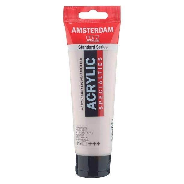 Pintura acrílica Amsterdam Standard 120 ml Tubo Pearl Red 819