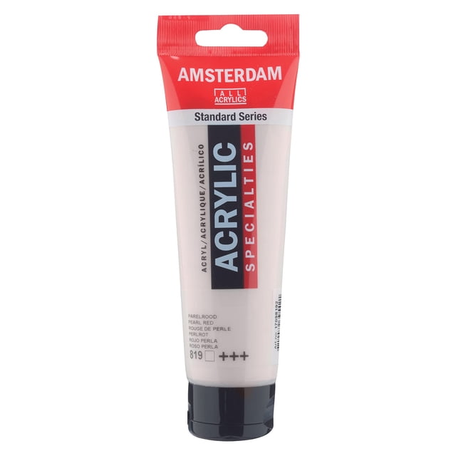 Pintura acrílica Amsterdam Standard 120 ml Tubo Pearl Red 819