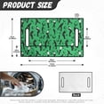 thumbnail image 7 of Whosucclay Golfer Silhouette Pattern Cover Blanket, With 4 Storage Pockets Protector Elastic Non-slip Golf Cart Seat Towel Blanket for Most 2-Seat Golf Carts, 7 of 7