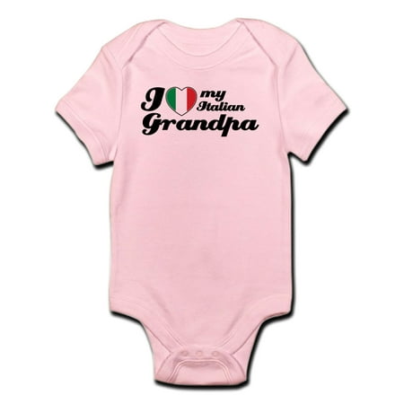 

CafePress - I Love My Italian Grandpa Infant Bodysuit - Baby Light Bodysuit