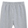 thumbnail image 3 of Girls Thin Casual Leggings Heart Patches on Knees Elastic Waist Soft Sports Pants Kids Fashion Daily Wear Stretchy Long Bottom Trousers Gray 5-6Years, 3 of 4