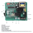 thumbnail image 4 of Replacement Circuit Control Board for Sliding Gate Opener High Sensitivity Automatic Door Opener for Sliding Gate Motor, 4 of 8