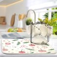 thumbnail image 5 of Kitchen Drying Mat 16x18In Drying Dish Mat Dish Drying Mats Kitchen Countertop Multi-Function Drain Drying Mat Kitchen Table Christmas Lollipop, 5 of 8