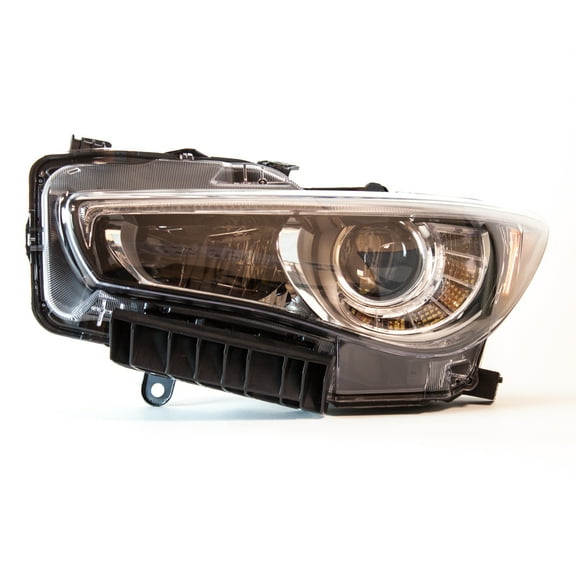 KAI New CAPA Certified Standard Replacement Driver Side Headlight Assembly, Fits 2014-2017 Infiniti Q50 Sedan